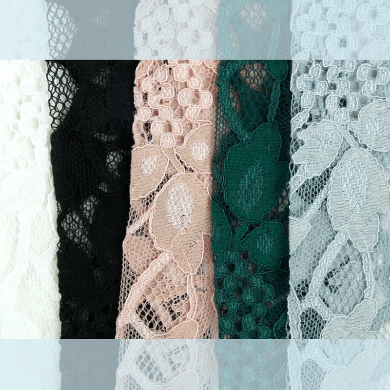 Dress Peacock Cutwork Nylon Lace Fabric for Women's Wear Wholesale Sup 8